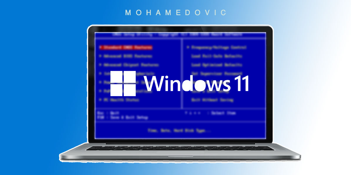 طريقة إعادة تثبيت Windows 11 على الكمبيوتر بدون تشغيله (عن طريق وضعية BIOS) 101 إعادة تثبيت Windows 11 عن طريق BIOS