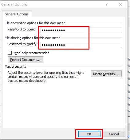 Protect Word Decument with Password 04