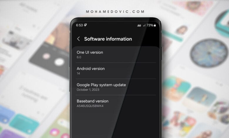 تحديث اندرويد 14 لهاتف GALAXY A54 "إصدار One UI 6" متاح للتحميل الآن 1 تحديث اندرويد 14 لهاتف سامسونج جالكسي A54