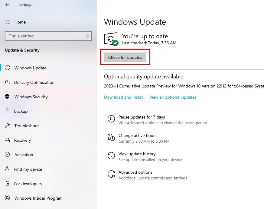 how to stop installing the same update on windos 11 17