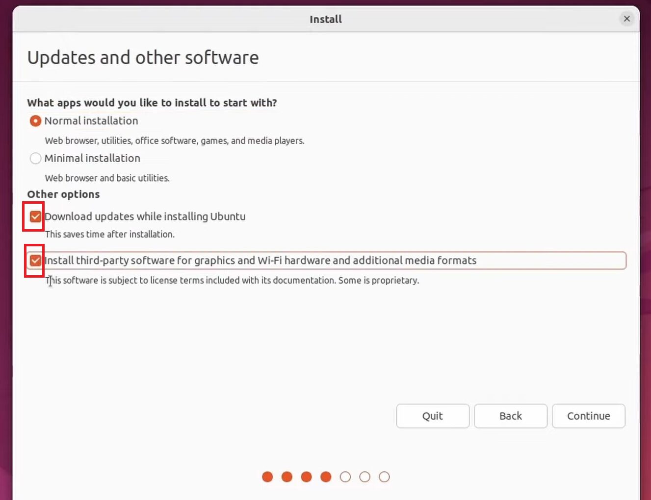 Ubuntu Normal Installation