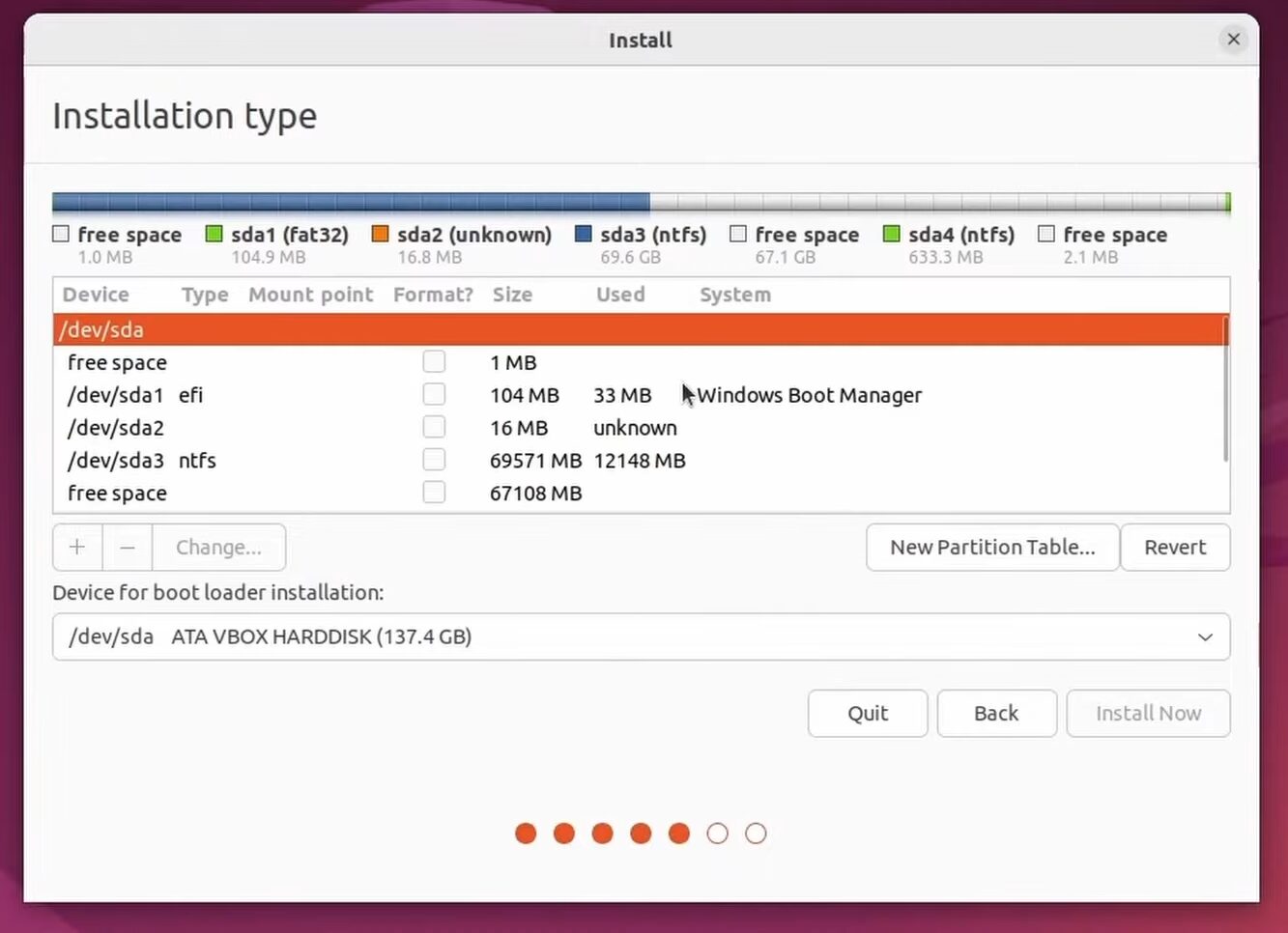 Installing Ubuntu 6
