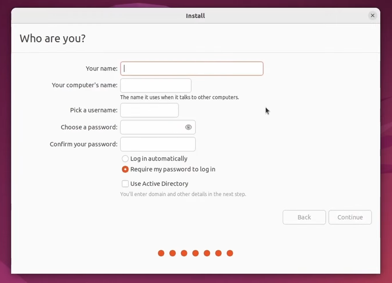 Installing Ubuntu 7