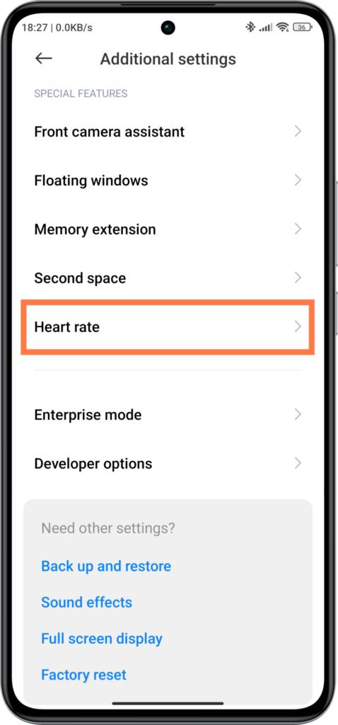 How to measure heart rate on Xiaomi smartphones 3