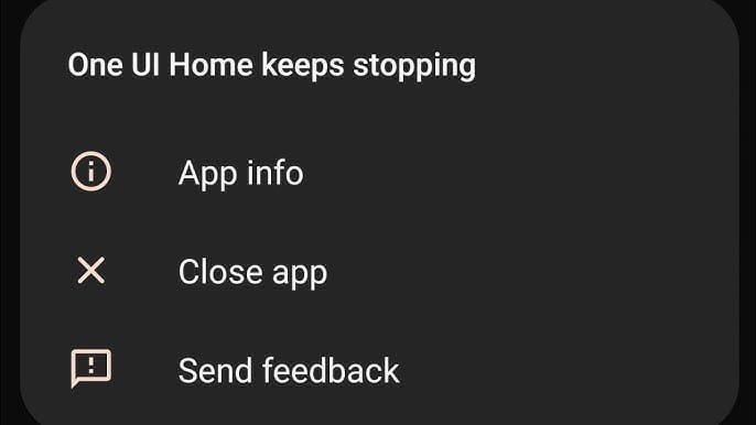 خطأ One UI Home Keeps Stopping بهواتف سامسونج