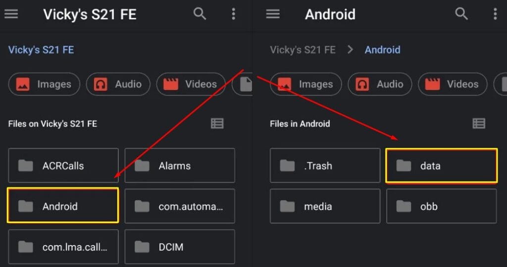 access restricted Telegram videos using a file manager 03