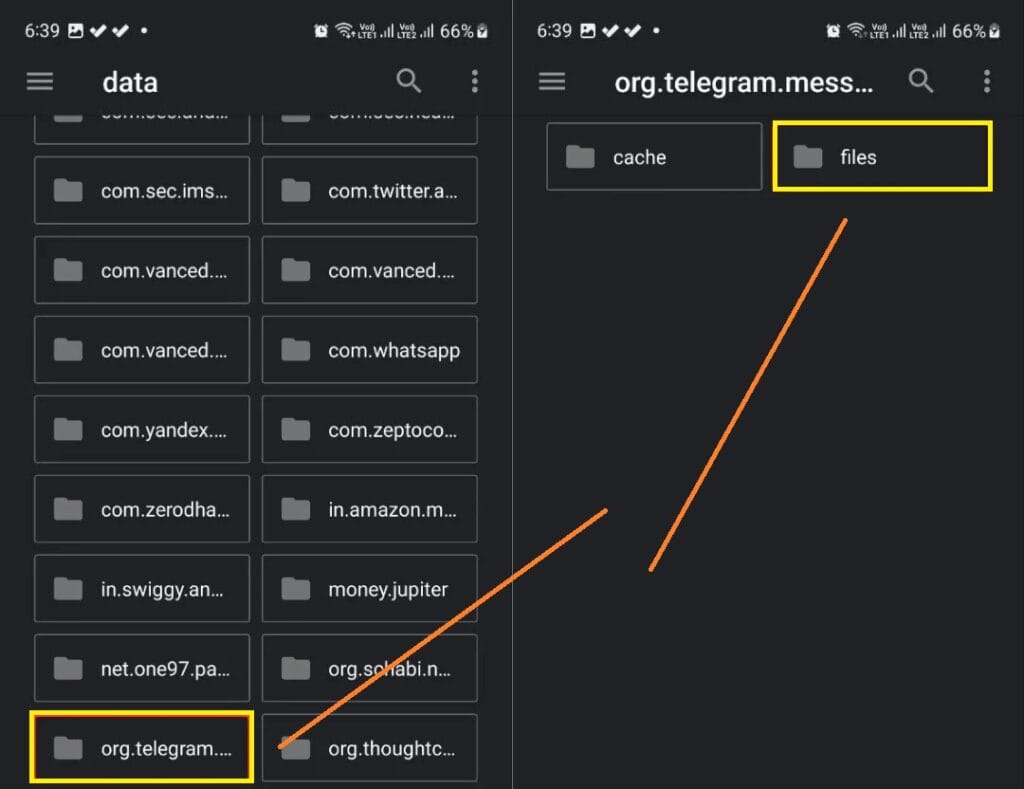 access restricted Telegram videos using a file manager 04