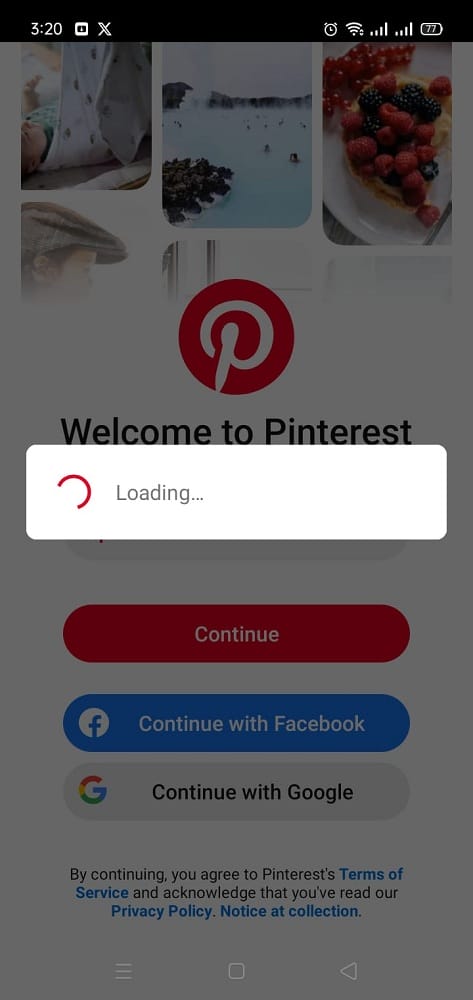 تطبيق Pinterest