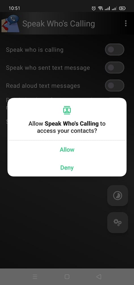 تطبيق Speak Who is Calling