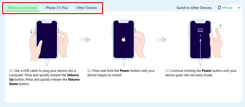 هل تواجه رسالة iPhone is Disabled ولا تستطيع توصيله بالآيتونز؟ هناك حلول! 11 Fix iPhone wont connect to iTunes via TinyFix 04