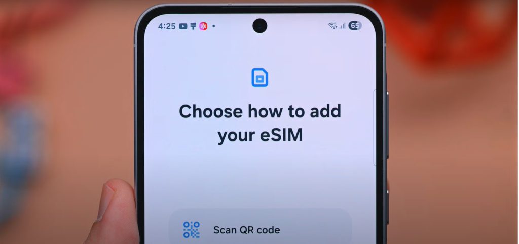مراجعة Galaxy A56 بعد أسبوعين من الاستخدام: هل يستحق الشراء في عام 2025؟ 10 يحتوي هاتف جالكسي A56 على ميزة الشريحة الإلكترونية eSIM