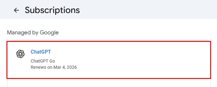 حل مشكلة Your card has been declined عند الاشتراك في ChatGPT 8 الاشتراك في خطط شات جي بي تي المدفوعة عبر خدمة Google Pay