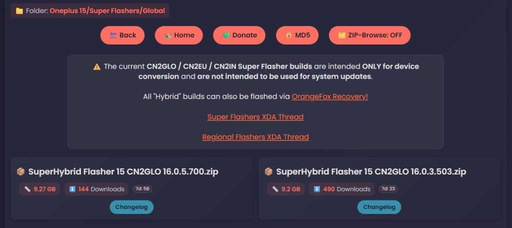 كيفية تحويل هاتف OnePlus 15 الصيني إلى النسخة العالمية؟ دليل كامل 8 SuperHybrid Flasher OnePlus 15