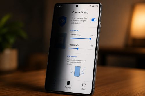 كيف تحصل على شاشة الخصوصية (Privacy Display) من S26 لأي هاتف أندرويد 5 ميزة Privacy Display بهاتف Galaxy S26 Ultra